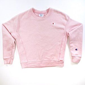 Champion Reverse Weave Pink Boyfriend Sweatshirt S